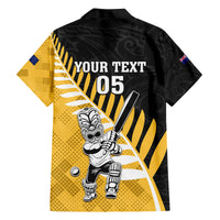 Custom New Zealand Wellington Cricket Family Matching Long Sleeve Bodycon Dress and Hawaiian Shirt With Maori Pattern LT05 - Polynesian Pride