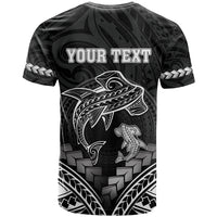 Personalised Happy Father's Day T Shirt I Love You Dad Polynesian Style