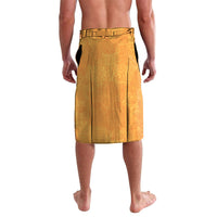 Hawaii Humuhumu Fish Maile Pikake Lei Lavalava Tribal Tapa Orange Version