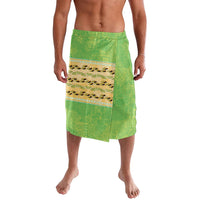 Hawaii Humuhumu Fish Maile Pikake Lei Lavalava Tribal Tapa Green Version