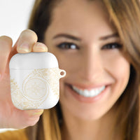 Tonga White Sunday AirPods Case Lotu Tamaiti Tongan Kupesi Pattern
