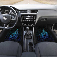 Aotearoa New Zealand Car Mats Koru Fern Blue Gradient