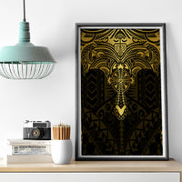 Polynesia Canvas Wall Art With Christian Cross LT05 - Polynesian Pride