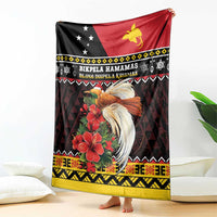 Papua New Guinea Christmas Blanket Bird Of Paradise Hamamas Krismas