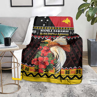 Papua New Guinea Christmas Blanket Bird Of Paradise Hamamas Krismas