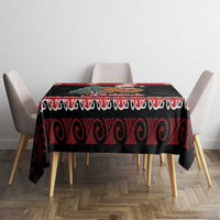 New Zealand Christmas Tablecloth Funny Santa Riding Kiwi Meri Kirihimete