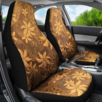 Tiare Tahiti Car Seat Cover Brown Polynesia Motifs - Polynesian Pride