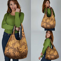 Tiare Tahiti Grocery Bag Brown Polynesia Motifs - Polynesian Pride