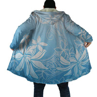 Tiare Tahiti Cloak Blue Polynesia Motifs - Polynesian Pride
