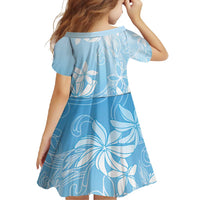 Tiare Tahiti Family Matching Tank Maxi Dress and Hawaiian Shirt Blue Polynesia Motifs - Polynesian Pride