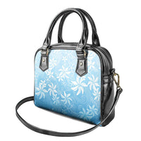 Tiare Tahiti Shoulder Handbag Blue Polynesia Motifs - Polynesian Pride