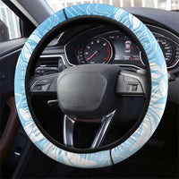Tiare Tahiti Steering Wheel Cover Blue Polynesia Motifs - Polynesian Pride