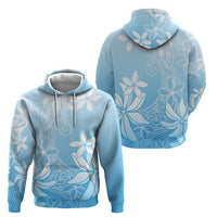 Tiare Tahiti Zip Hoodie Blue Polynesia Motifs - Polynesian Pride