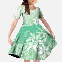 Tiare Tahiti Family Matching Mermaid Dress and Hawaiian Shirt Matcha Polynesia Motifs - Polynesian Pride