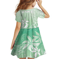 Tiare Tahiti Family Matching Off Shoulder Maxi Dress and Hawaiian Shirt Matcha Polynesia Motifs - Polynesian Pride