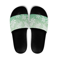 Tiare Tahiti Slide Sandals Matcha Polynesia Motifs - Polynesian Pride