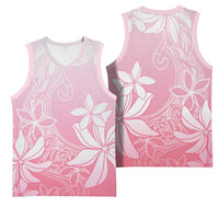 Tiare Tahiti Basketball Jersey Pink Polynesia Motifs - Polynesian Pride