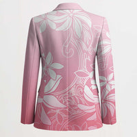 Tiare Tahiti Blazer Pink Polynesia Motifs - Polynesian Pride