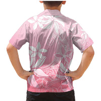 Tiare Tahiti Family Matching Mermaid Dress and Hawaiian Shirt Pink Polynesia Motifs - Polynesian Pride