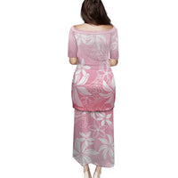 Tiare Tahiti Family Matching Puletasi and Hawaiian Shirt Pink Polynesia Motifs - Polynesian Pride