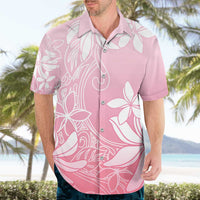 Tiare Tahiti Hawaiian Shirt Pink Polynesia Motifs - Polynesian Pride