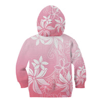 Tiare Tahiti Kid Hoodie Pink Polynesia Motifs - Polynesian Pride