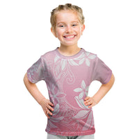 Tiare Tahiti Kid T Shirt Pink Polynesia Motifs - Polynesian Pride