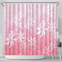 Tiare Tahiti Shower Curtain Pink Polynesia Motifs - Polynesian Pride