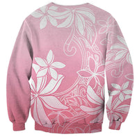 Tiare Tahiti Sweatshirt Pink Polynesia Motifs - Polynesian Pride