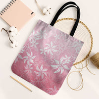 Tiare Tahiti Tote Bag Pink Polynesia Motifs - Polynesian Pride
