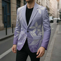 Tiare Tahiti Blazer Purple Polynesia Motifs - Polynesian Pride