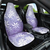 Tiare Tahiti Car Seat Cover Purple Polynesia Motifs - Polynesian Pride