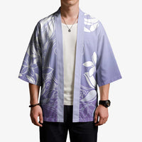 Tiare Tahiti Kimono Purple Polynesia Motifs - Polynesian Pride