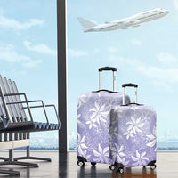 Tiare Tahiti Luggage Cover Purple Polynesia Motifs - Polynesian Pride