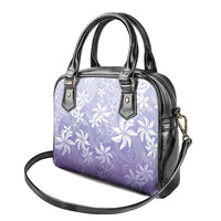 Tiare Tahiti Shoulder Handbag Purple Polynesia Motifs - Polynesian Pride