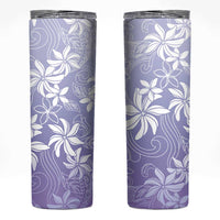 Tiare Tahiti Skinny Tumbler Purple Polynesia Motifs - Polynesian Pride