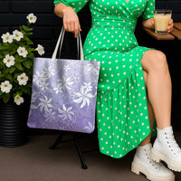 Tiare Tahiti Tote Bag Purple Polynesia Motifs - Polynesian Pride