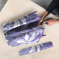 Tiare Tahiti Umbrella Purple Polynesia Motifs - Polynesian Pride