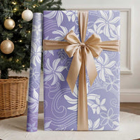 Tiare Tahiti Wrapping Paper Purple Polynesia Motifs - Polynesian Pride