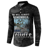 Personalized Pearl Harbor Remembrance Day Button Sweatshirt We Will Always Remember