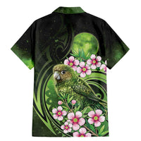 New Zealand Aotearoa Kakapo Family Matching Mermaid Dress and Hawaiian Shirt Maori Pattern With Manuka Galaxy Style - Polynesian Pride