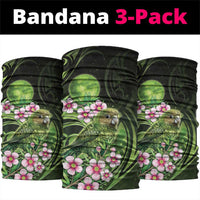 New Zealand Aotearoa Kakapo Neck Gaiter Maori Pattern With Manuka Galaxy Style - Polynesian Pride