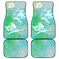 Couple Sea Turtle One Love One Heart Car Mats LT05 Aqua - Polynesian Pride