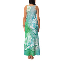Couple Sea Turtle One Love One Heart Family Matching Tank Maxi Dress and Hawaiian Shirt LT05 - Polynesian Pride