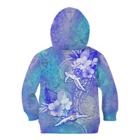 Couple Blue Sea Turtle Heart Love Kid Hoodie LT05 - Polynesian Pride