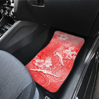 Polynesia Sea Turtle Couple Car Mats Happy Valentine Day Red LT05 - Polynesian Pride