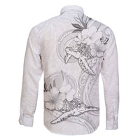 Polynesia Sea Turtle Couple Family Matching Puletasi Dress and Hawaiian Shirt Happy Valentine Day White LT05 - Polynesian Pride