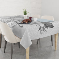 Polynesia Sea Turtle Couple Tablecloth Happy Valentine Day White LT05 - Polynesian Pride