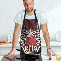 Custom Aotearoa Ngapuhi Apron Maori Tribal Pattern Mix Poutama