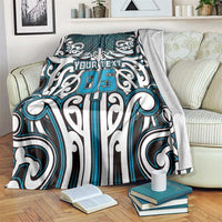 Custom Aotearoa Ngati Porou Blanket Maori Tribal Pattern Mix Poutama